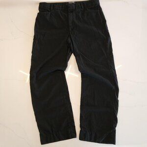 Banana Republic Wool Sz 12 Womens Pants Black Mid Rise Office Workwear Grunge